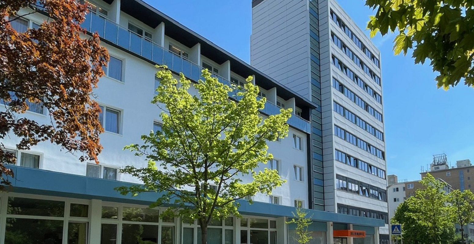 Neue Fassade vom Gesundheitszentrum Helenenquelle